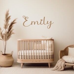 Wall sticker personalized name text children's room baby room living room kitchen hallway boy or girl design yourself wall decoration