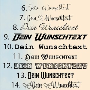 Wunschtext, Bügelbild, DIY, Dunkle und Helle Stoffe, Name, Schriftzug, Bild, Dein Design Bild 4