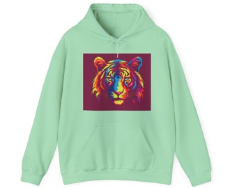 Hoodie, sweatshirt, hoody, unisex, with print, in choice of colors