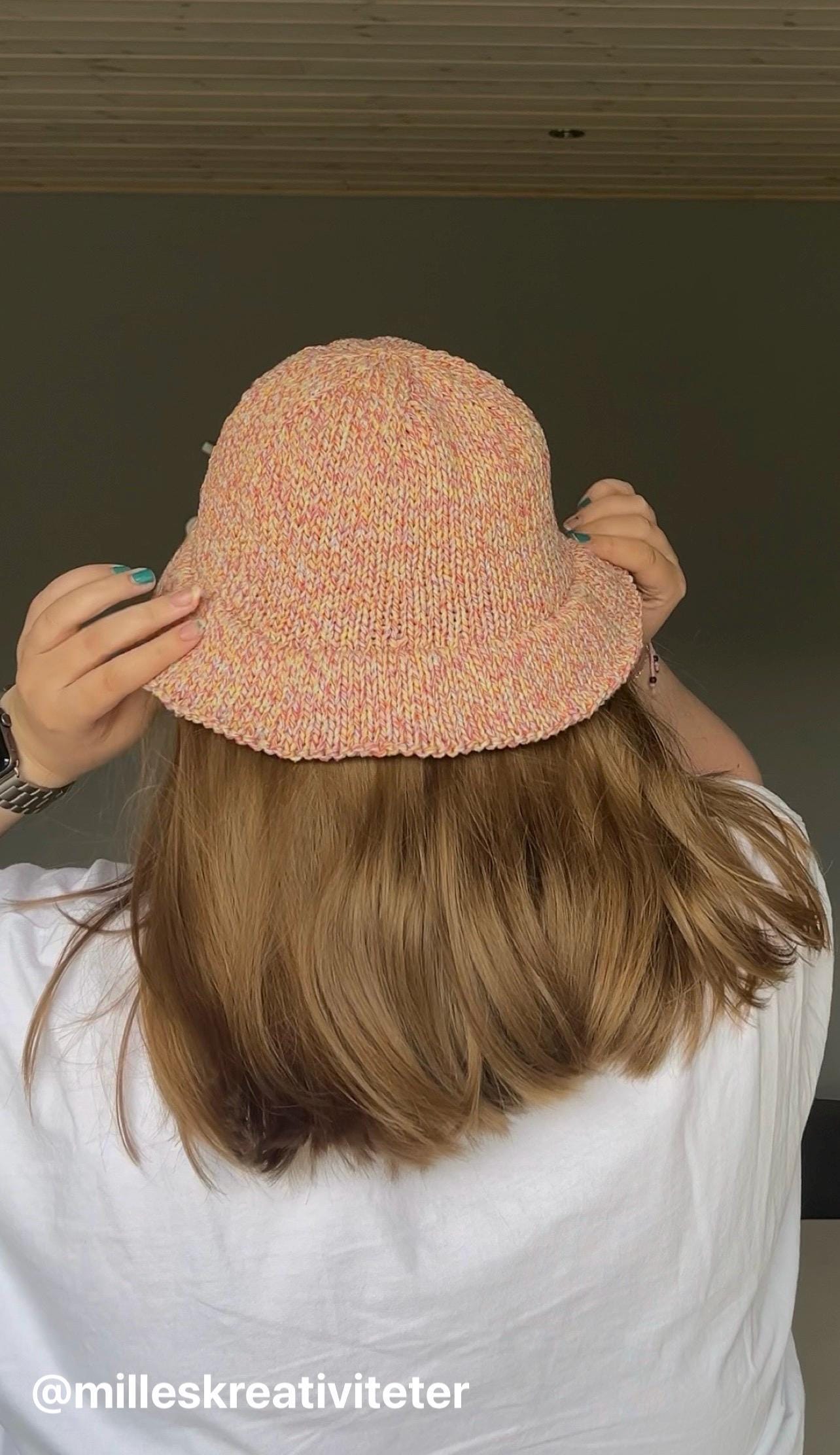 Cody Bucket Hat ENGLISH Knitting Pattern - Knitted Summer Hat, Unisex ...
