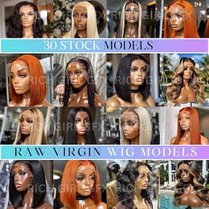 Raw Virgin WIG Stock Models