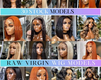 Raw Virgin WIG Stock Models