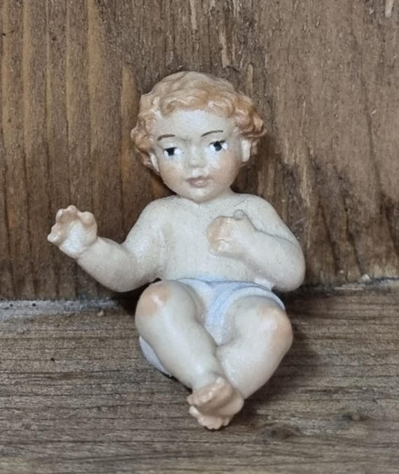 Jesuskind Krippenfigur - Scholer Krippenfiguren 15 cm coloriert