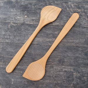 Pointed spoon / wooden spoon / cooking spoon