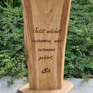 Wooden stele / wooden display / entrance sign / home custom engraving