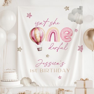 Onederful Baby Birthday Decor 1st Birthday Onederful Backdrop Baby Girl Onederful Decoration Isn't She Onederful Banner Miss Onederful Sign
