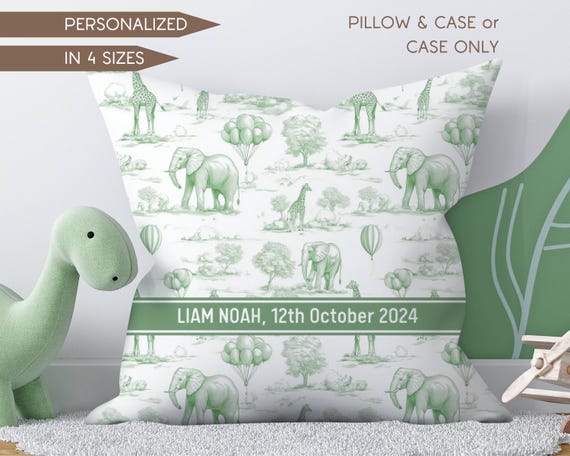 Safari Nursery Pillow Neutral Nursery Decor Safari Throw Pillow