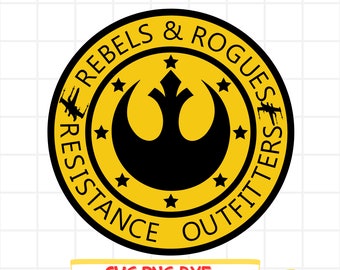 Rebel & Rogues, Rebel Ships, Star Wars SVG, Instant Download svg png pdx