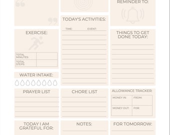 Kids Simple Planner