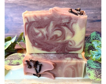 Orange & Clove Goat Milk Soap- All Natural Soap, Handmade Soap, Handcrafted Soap, Mothers Day Soap, Citrus and Spice Soap, Springtime Soap