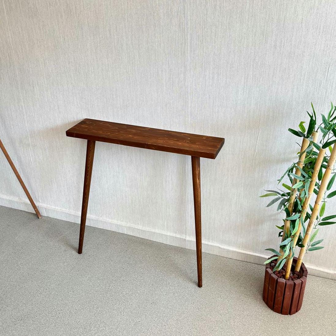 Solid Wood Console Table, Console Table, Narrow Console Table, Console Table for entryway, Hallway Stand, Wood entryway table