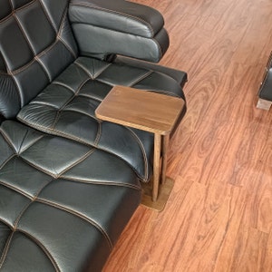 C Shape Coffee Table,  C table, Sofa Coffee Table, Side Table, Service Table,Narrow Side table, Solid Wood Side table for livingroom