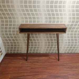 Console table,Slim entryway table with storage, Narrow console table with shelves, Console table for entryway, Entry Console, Hallway Stand