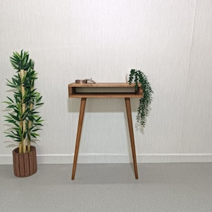 Narrow Console Table With Shelf, Slim Entryway Table With Storage, Console Table,  Entry Console, Hallway Stand