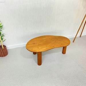 Wood Modern Style Coffee Table, Walnut Coffee Table, Rustic Coffee Table, Cloud Coffee Table,  Tea Table,  Ellipse Coffee Table