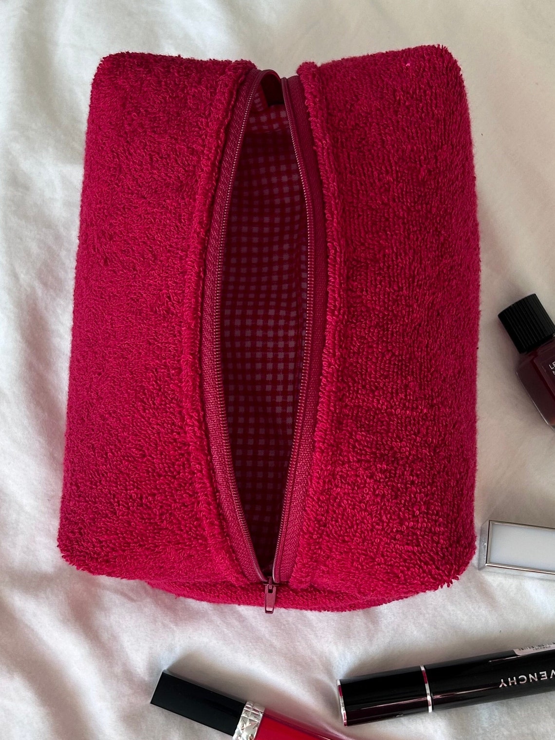 Red - Handmade Multipurpose Cosmetic/Toiletry Bag 20