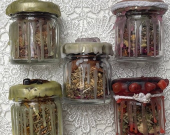 Spell Jars for Love, Beauty, Protection, Investment, Evil Eye, Passion