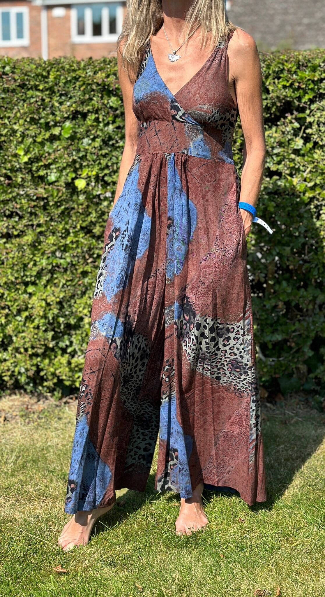 Tuta Da Donna Con Paillettes E Gambe Larghe – Scollo A V, Elegante Per Serate E Feste | Taglie S-2XL, Vari Colori