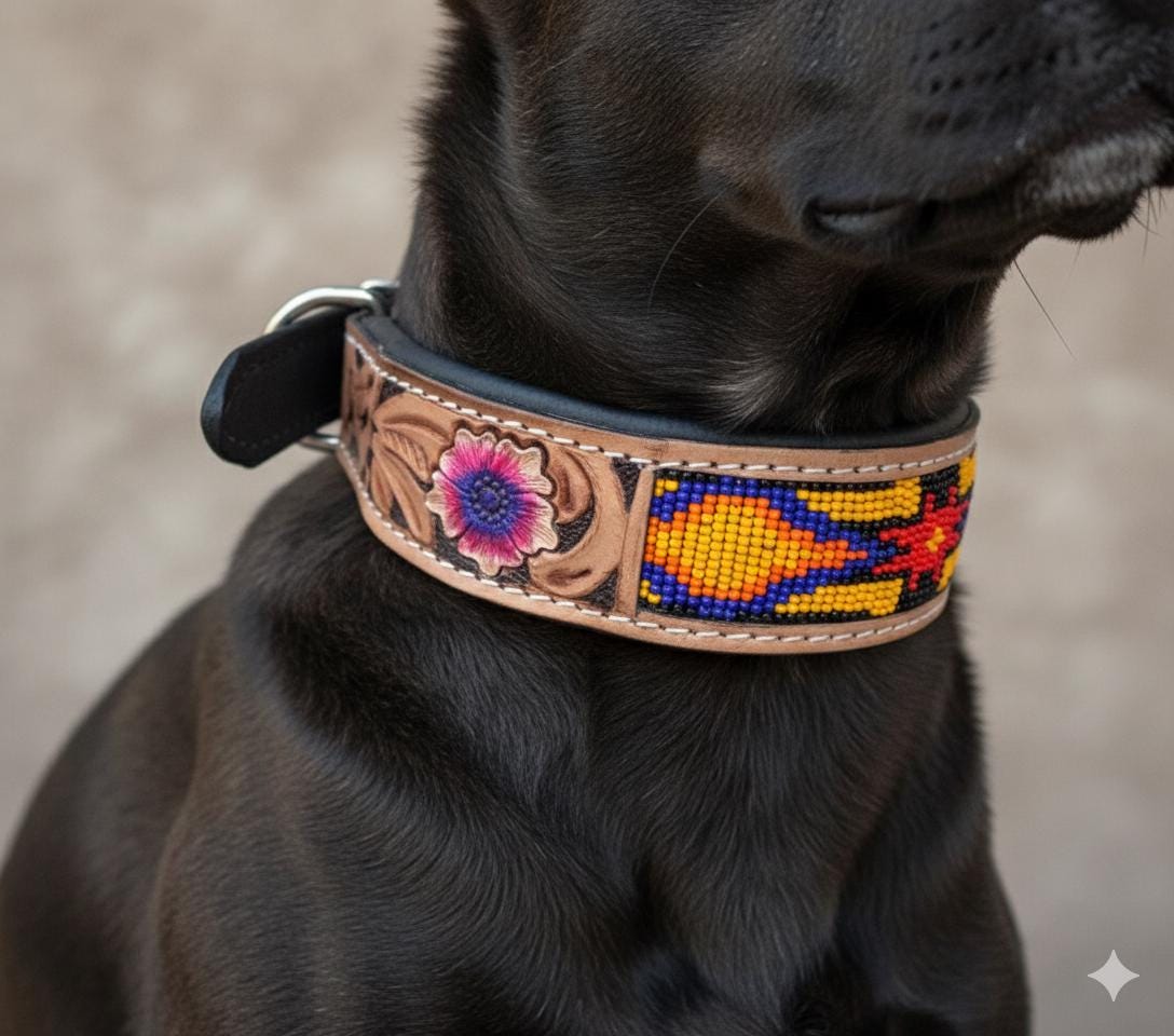 Beaded Dog Collar UK