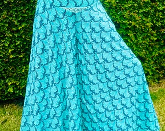Jupe-culotte palazzo en soie mélangée : jupe pantalon large - Royaume-Uni 8-14 ans