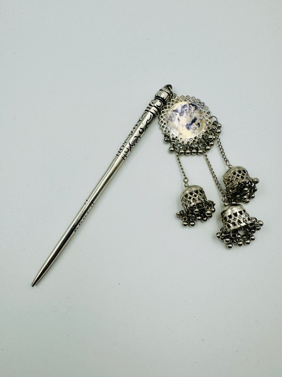 Vintage Haarnadel Mit Metall-Quaste – Ca. 15 Cm, Goldfarben, Für Hochzeit, Party & Täglichen Tragekomfort