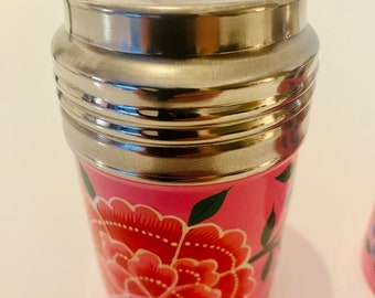 Kashmiri Vintage Floral Flour Shaker | Salt Pepper Pot | Icing Sugar Shaker | Dredger Shaker| Stainless Steel