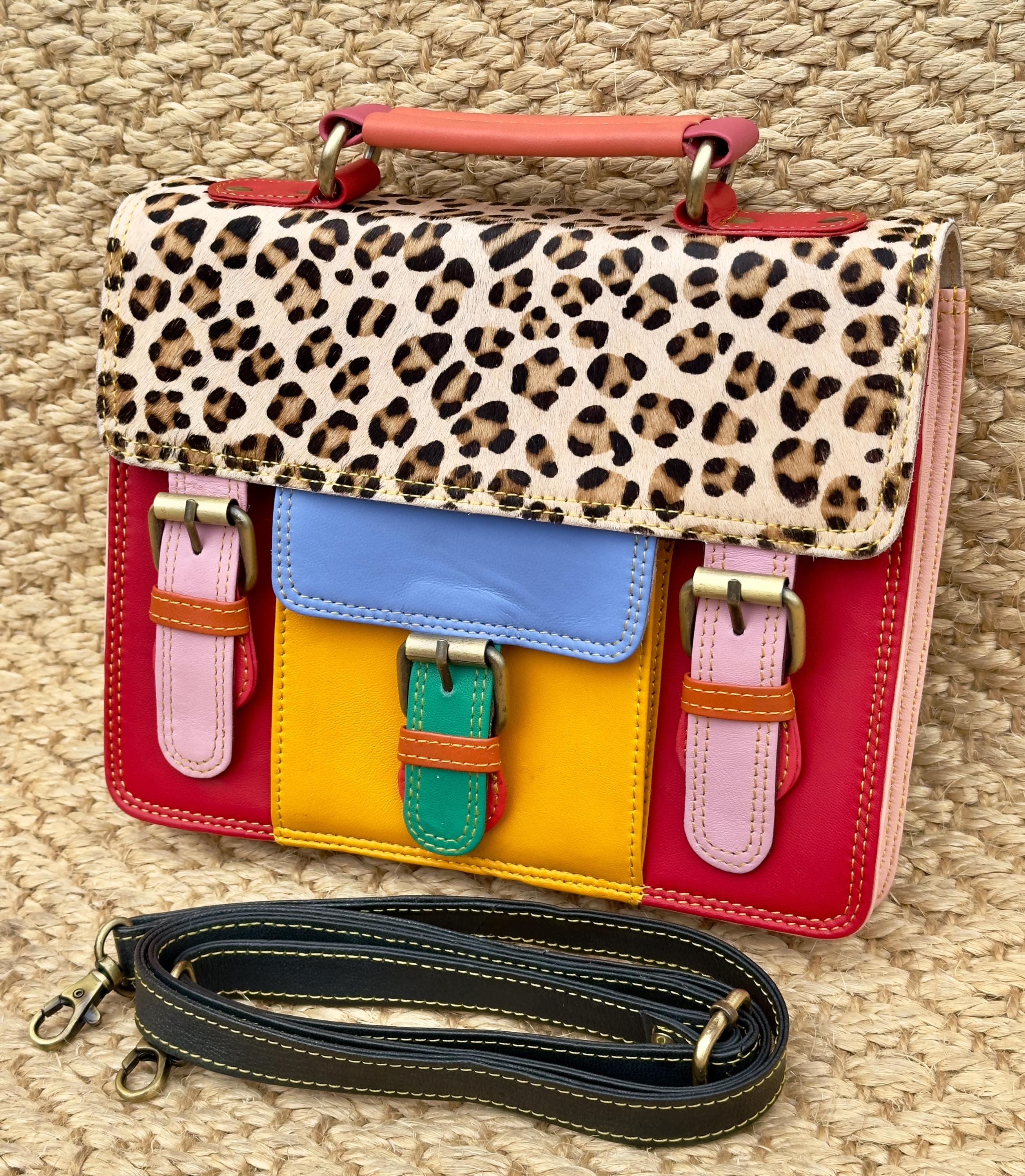 Colorful Leather Bag UK