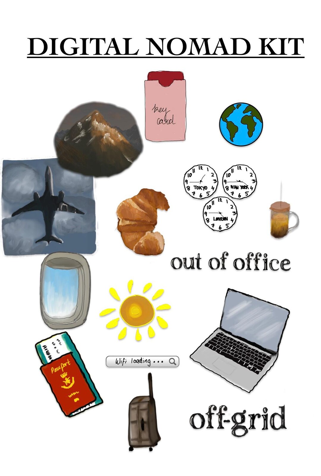 Cozy Digital Nomad Sticker Pack for Goodnotes & Notion - Etsy UK