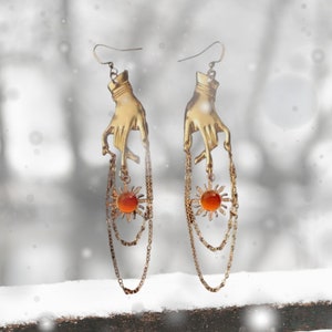 Unique earrings etsy hot sale