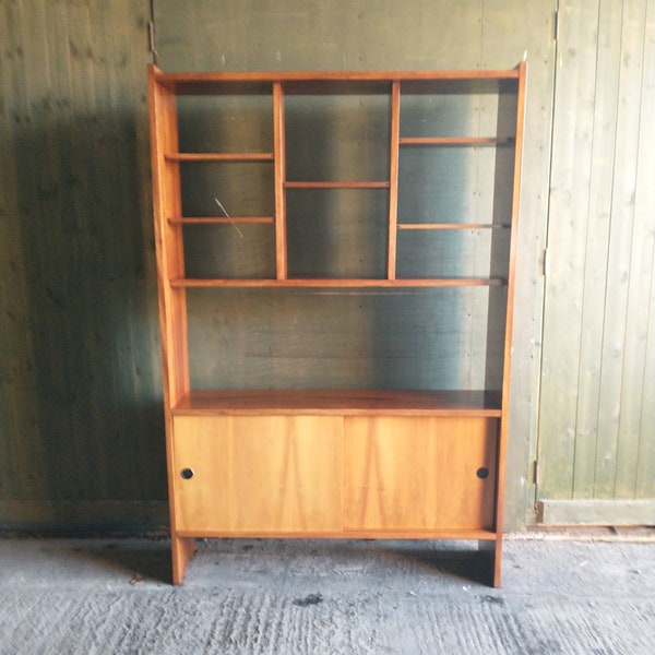 1960,s Mid Century Teak & Walnut Room Divider, Mid Century Display Unit, , Room Divider