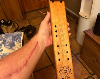 Custom Spanish Cedar Drone Flute.