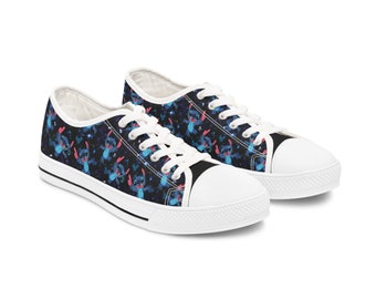 Midnight Stitch lage damessneakers