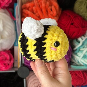 Crochet Mini Bee Amigurumi Plush Toy