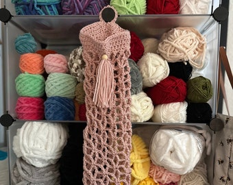 Crochet Grocery Bag Holder/Saver