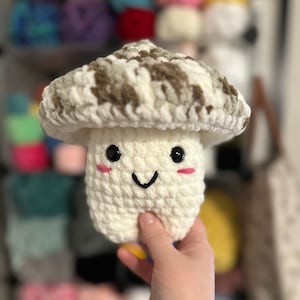Crochet Mushroom Pop Amigurumi Plush Toy