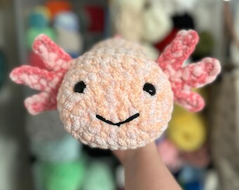 Crochet Axolotl Amigurumi Plush Toy