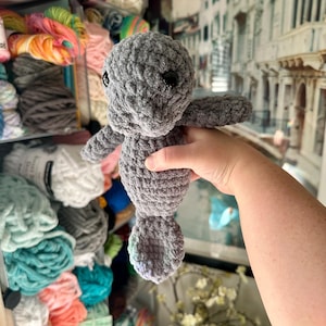 Crochet Manatee (Upright) Amigurumi Plush Toy