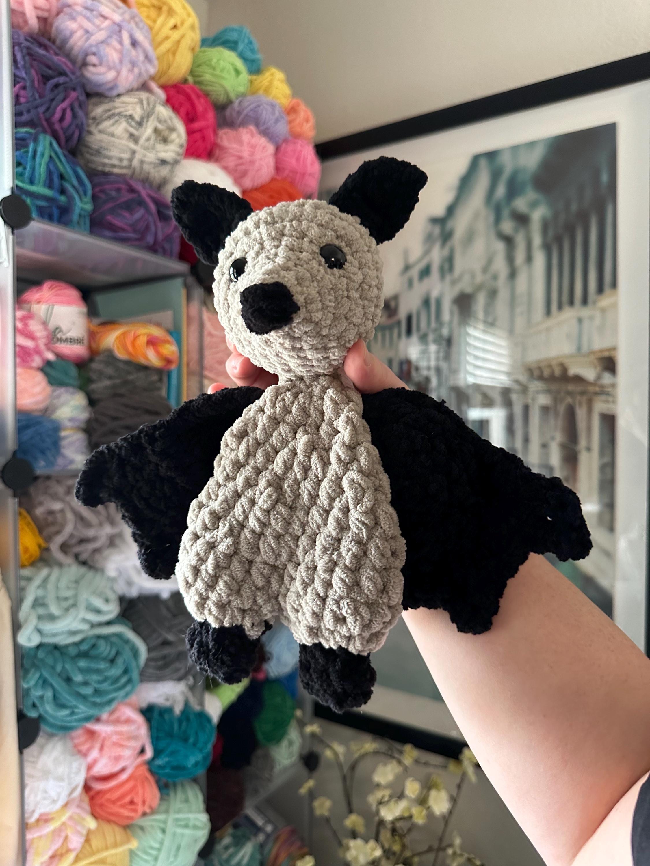 Snuggled Bat Crochet Bat Snuggler/ Lovey Plush Toy - Etsy