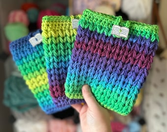 Protège-livres Kindle au crochet