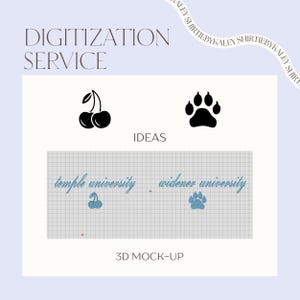 Custom Embroidery Digitizing, Logo Digitizing, Embroidery Digitizing Service, Image Digitizing Embroidery, Custom Digitize