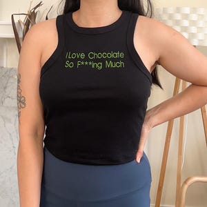 Custom Racerback Tank Top Personalized Women Ribbed Racer Top Custom Tank Top Pilates Girl Custom Y2K Top Embroidery Custom Embroidered Tank