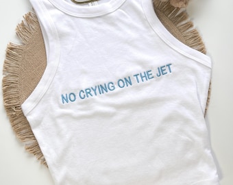 Custom Racerback Tank Top Personalized Women Ribbed Racer Top Custom Tank Top Bridal Party Custom Y2K Top Embroidery Custom Embroidered Tank