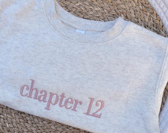 Custom Name Toddler Embroidered Sweatshirt, Personalized Kids Name, Custom Embroidered Toddler Crewneck, Youth Embroidered Name
