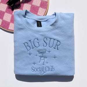 Custom Embroidered Bachelorette Sweatshirt: Bridal Party Social Club Gear