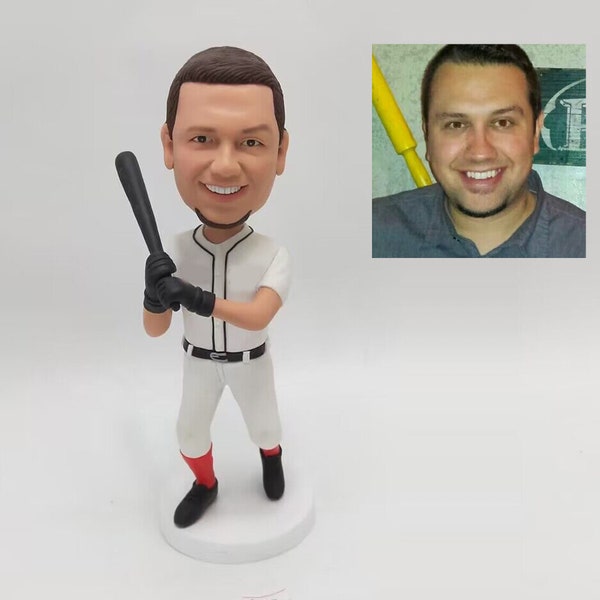 Custom Baseball Bobbleheads, Best Gift For Young Baseball Player, Personalized Gift For Baseball Player,price is for 1 person