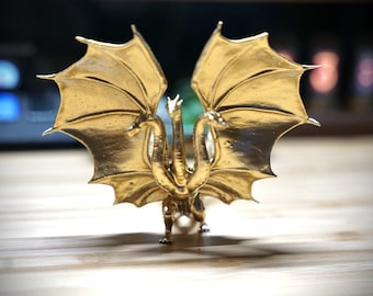 Resin Casted King Ghidora Desk Buddy
