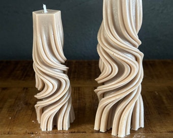 Swirl candle