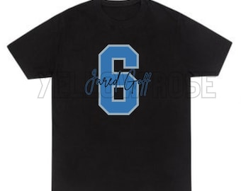 Jared Goff jersey number Detroit Lions