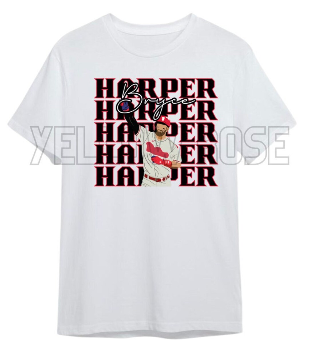 Harper. Philadelphia. Hand-drawn Baseball Svg:png - Etsy