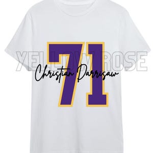 Christian Darrisaw Minnesota Vikings Jersey number SVG/PNG